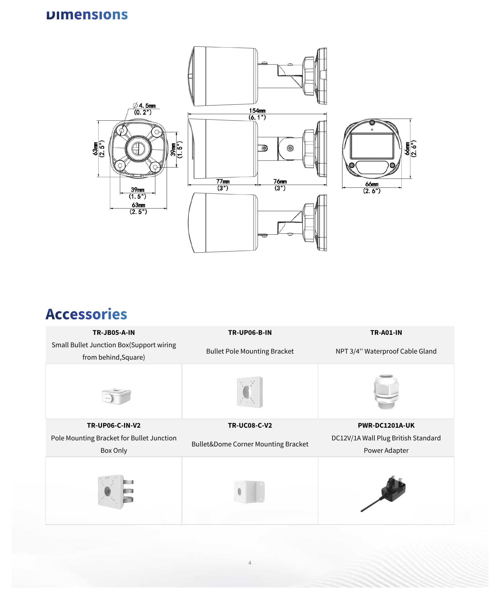 UAC-B125-APF28LM 外形尺寸圖 154mm*66mm*66mm (L*W*H)｜重量 256g(0.56lb) 11 Languages: English, German, Spanish (Latin America), French, Italian, Japanes