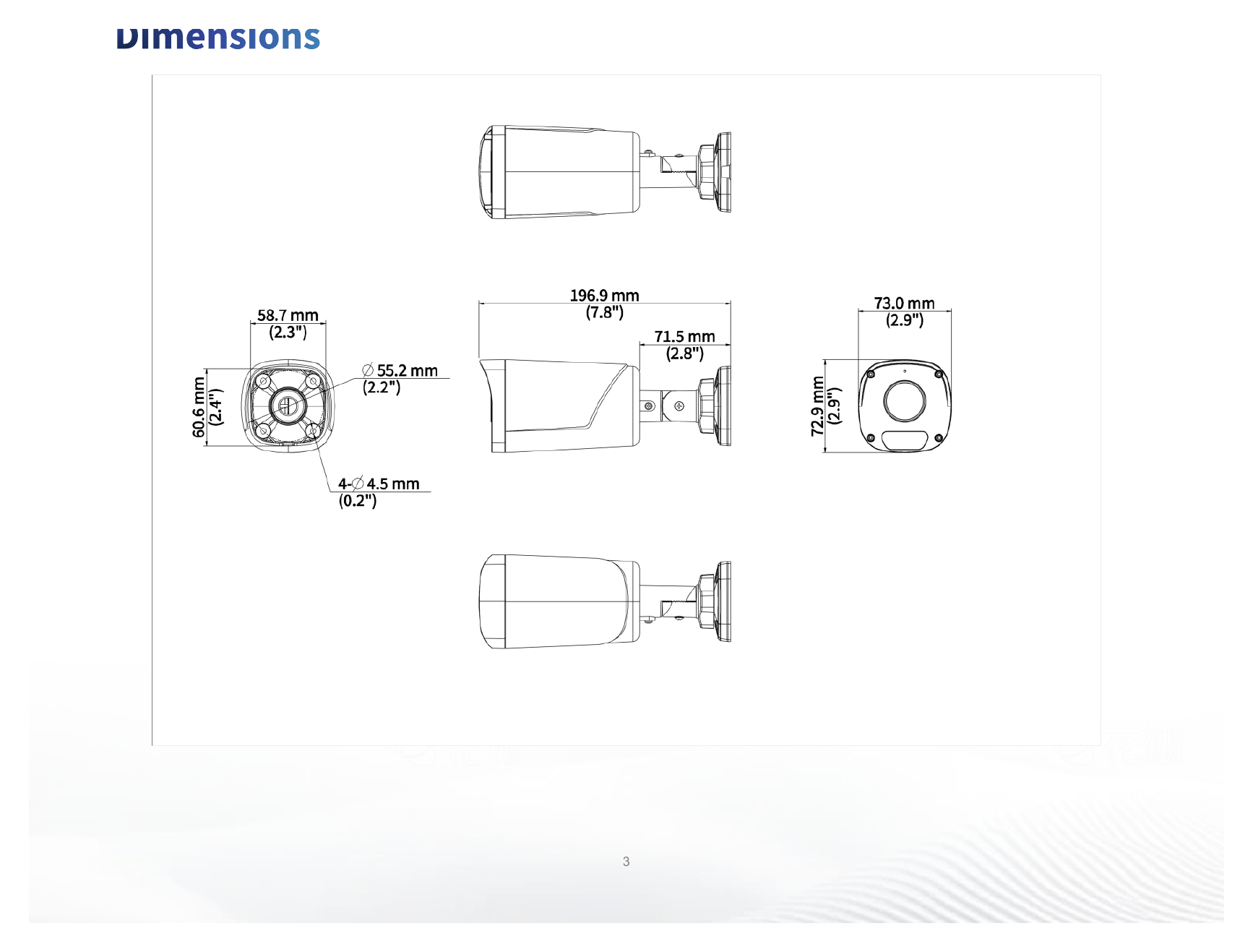 UAC-B142-AF28-WL 外形尺寸圖 198mm*74mm*74mm (L*W*H)｜重量 220g(0.49lb) 11 Languages: English, German, Spanish (Latin America), French, Italian, Japanes