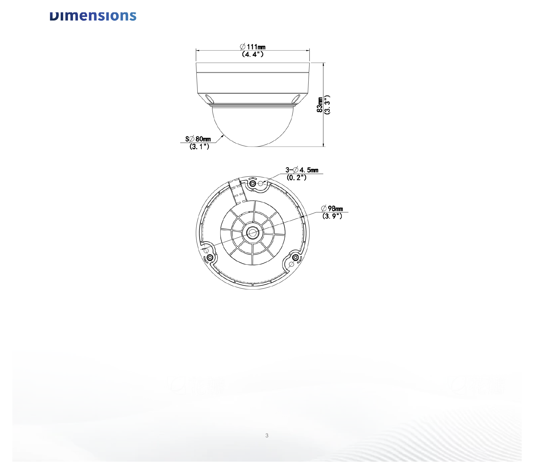 UAC-D112-F28-X 外形尺寸圖 Φ111mm*83mm (diameter*height)｜重量 233g(0.51lb) 11 Languages: English, German, Spanish (Latin America), French, Italian, J
