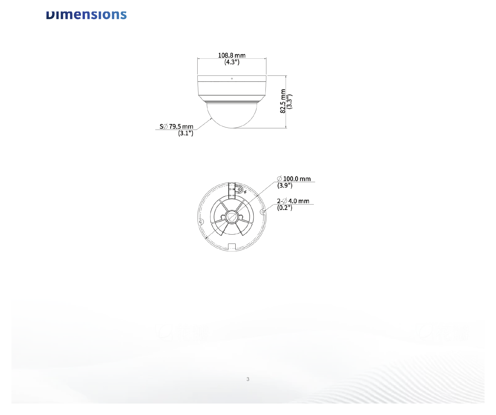 UAC-D122-AF28M 外形尺寸圖 Φ109mm*83mm (diameter*height)｜重量 372g(0.82lb)｜Unit: mm