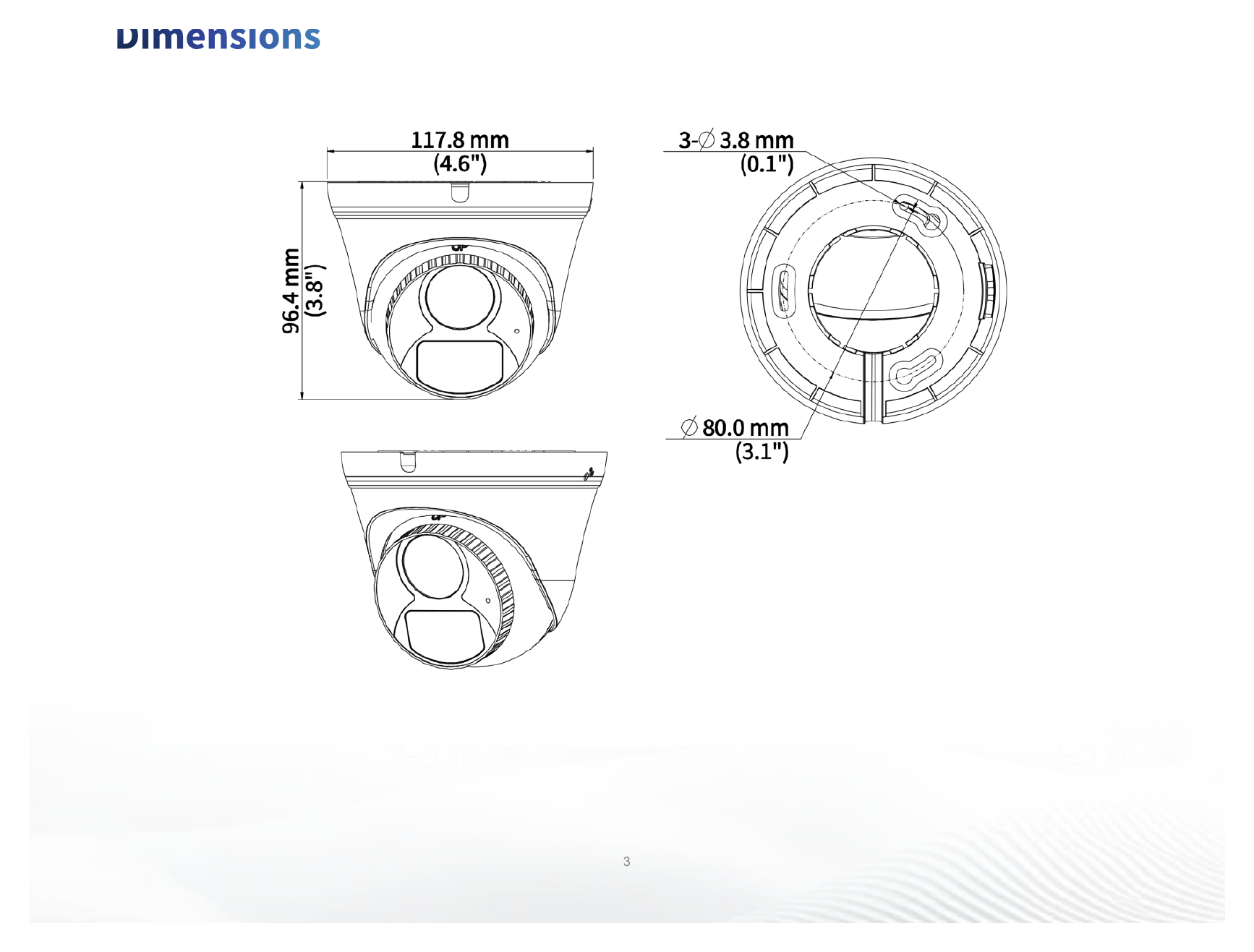 UAC-T112-AF28-W 外形尺寸圖 Φ118mm*96mm (diameter*height)｜重量 209g(0.46lb) 11 Languages: English, German, Spanish (Latin America), French, Italian, J