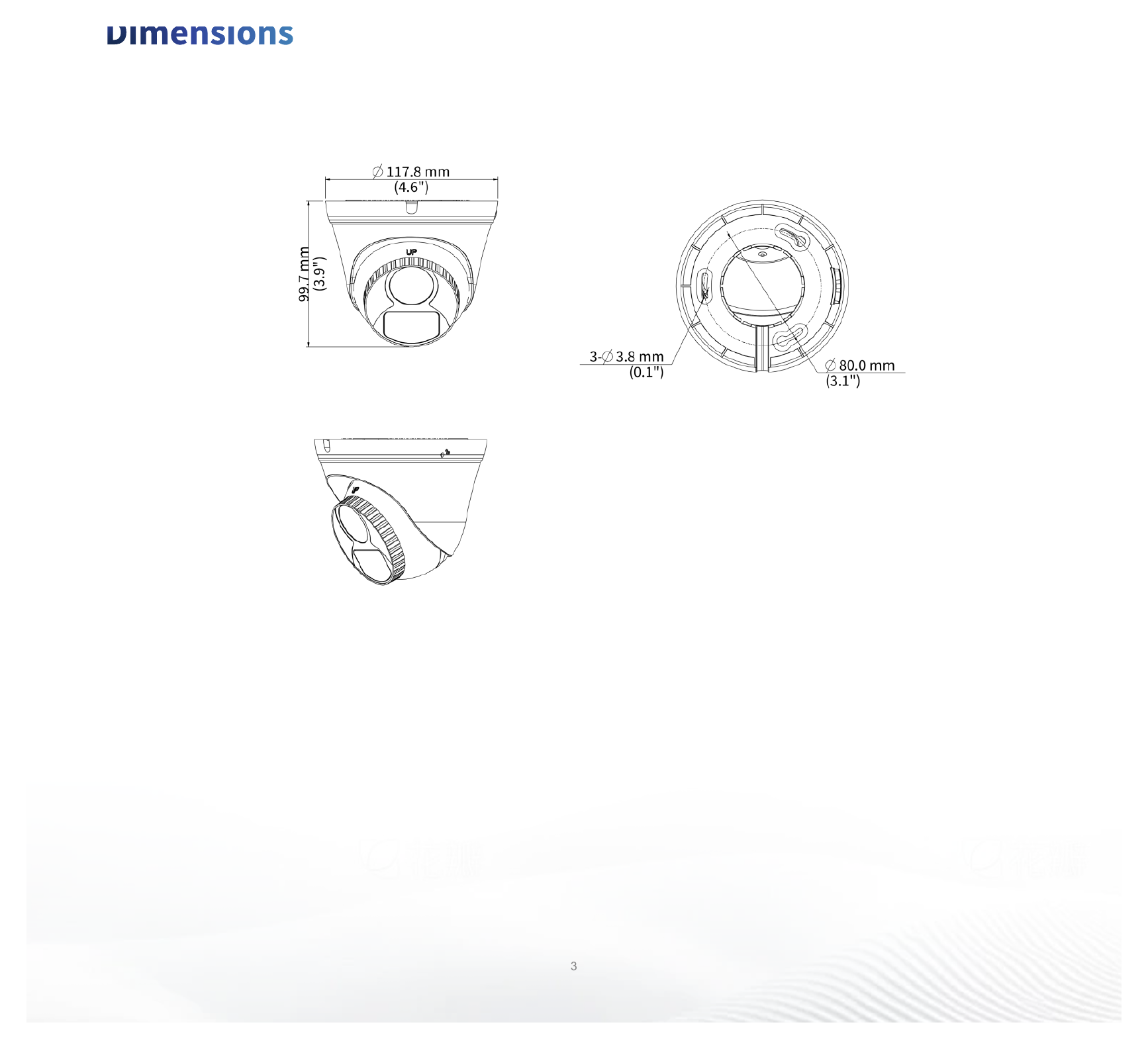 UAC-T112-F28-W-X 外形尺寸圖 Φ118mm*96mm (diameter*height)｜重量 205g(0.452lb) 11 Languages: English, German, Spanish (Latin America), French, Italian,