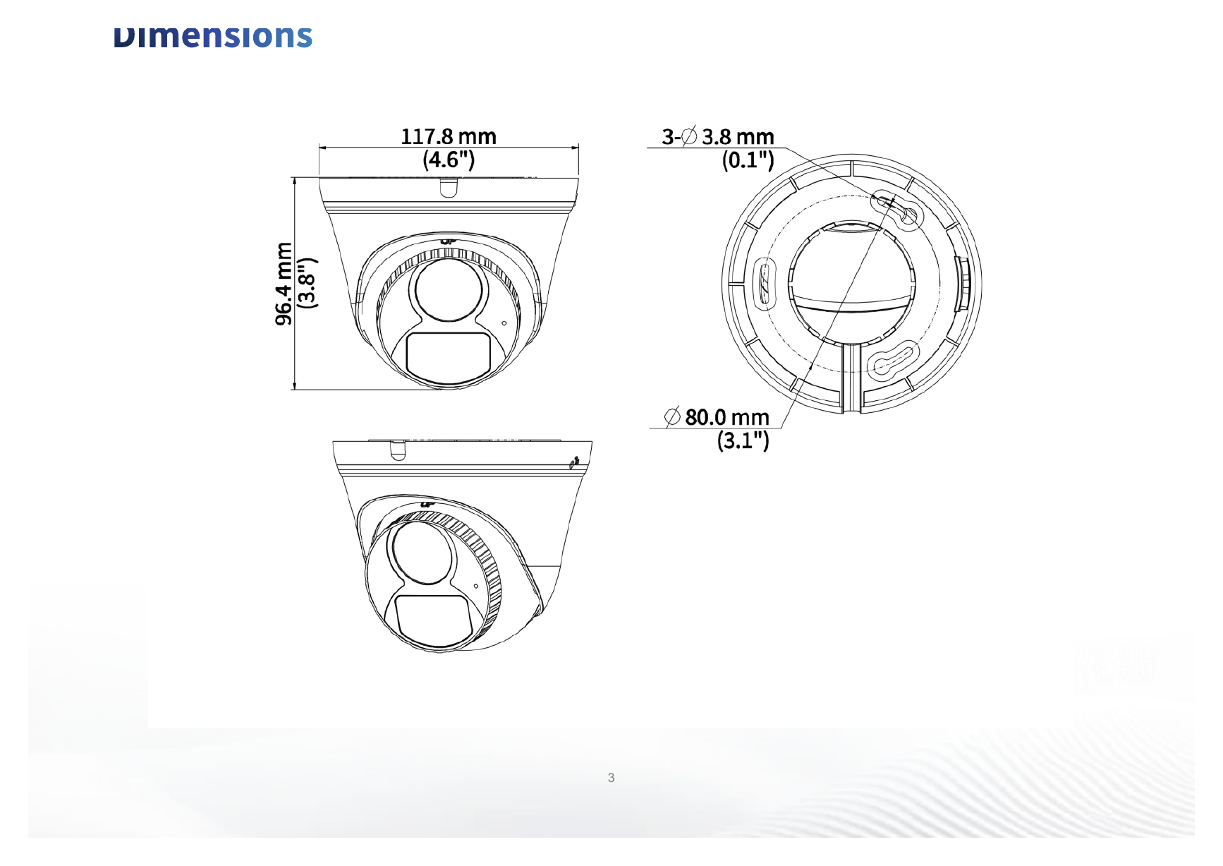 UAC-T115-AF28 外形尺寸圖 Φ118mm*96mm (diameter*height)｜重量 183g(0.40lb) 11 Languages: English, German, Spanish (Latin America), French, Italian, J