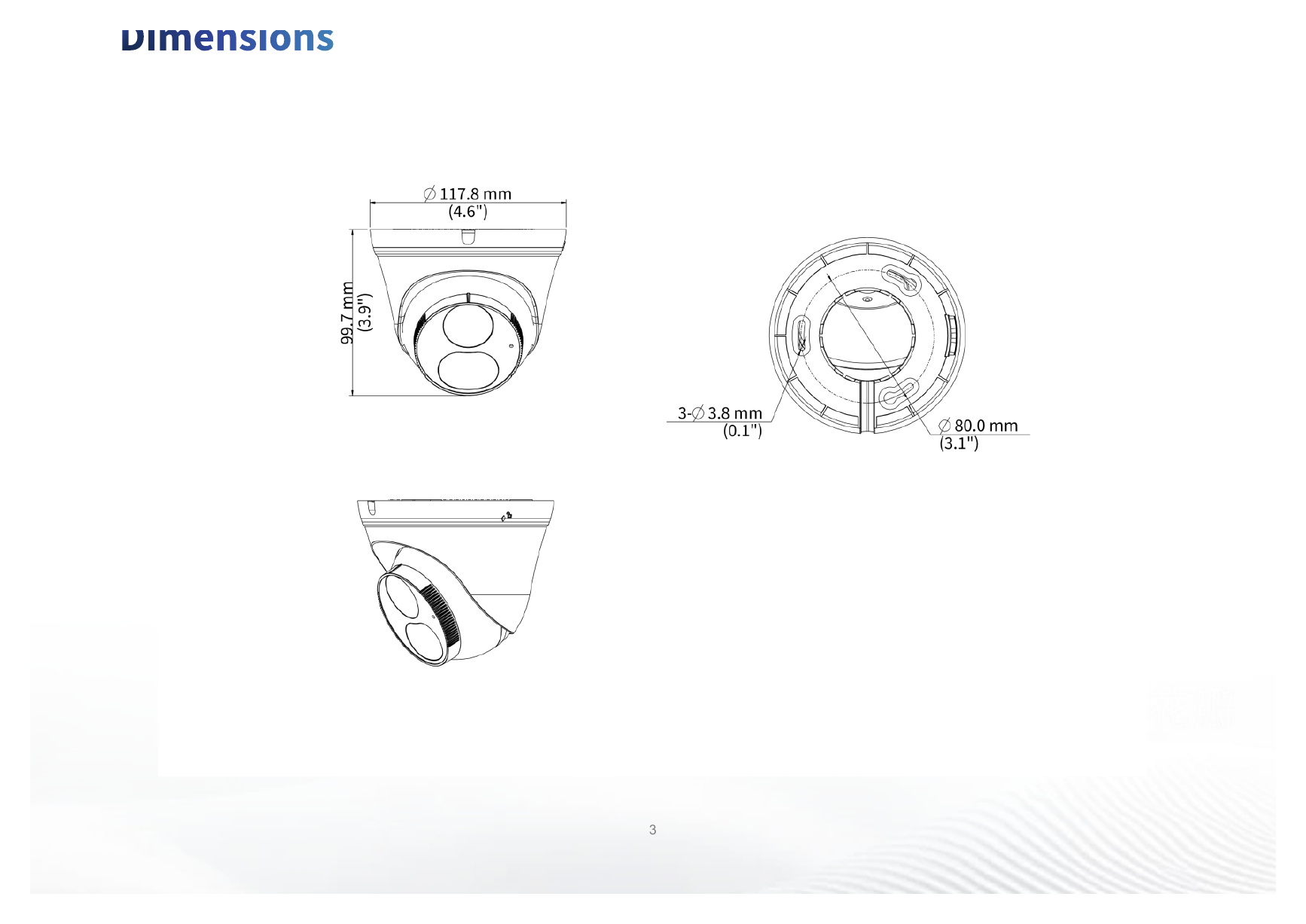 UAC-T145-AF28LM-DL 外形尺寸圖 Φ117.8mm*96.5mm (diameter*height)｜重量 239g(0.53lb) 11 Languages: English, German, Spanish (Latin America), French, Italia