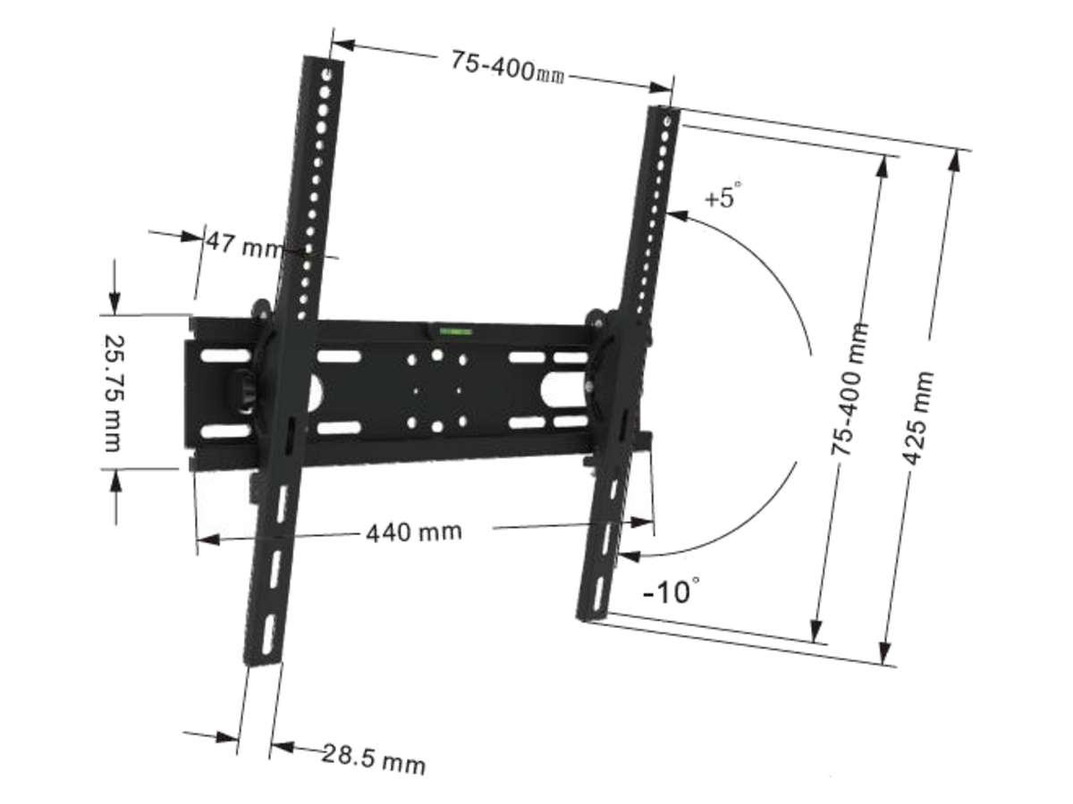 UNV-HB-4032-E-WALL-HANGING-MOUNTS uniview 32"-55" Wall-hanging Mounts 產品圖片