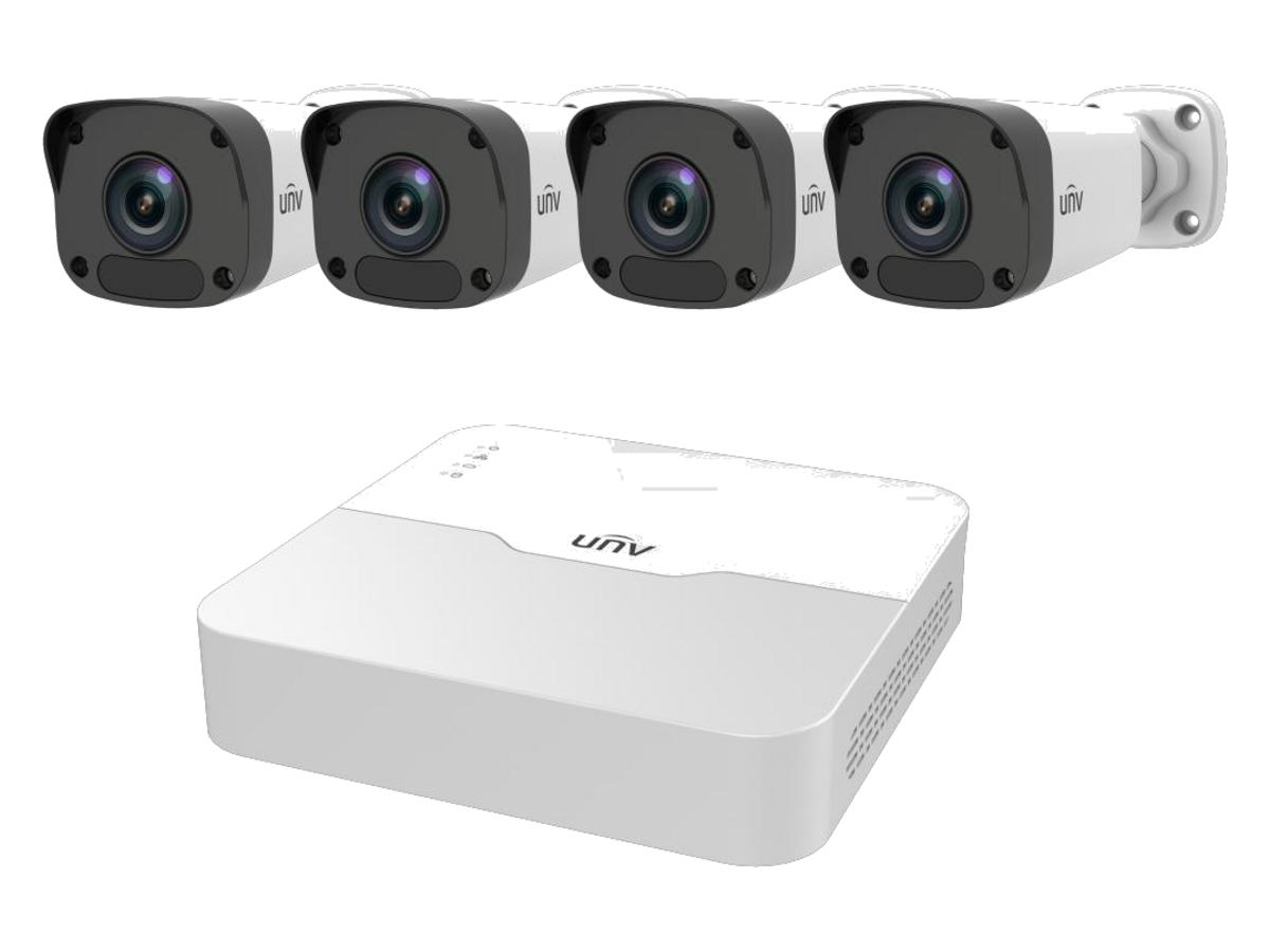 UNV-KIT-NVR301-04LB-P4&IPC2122LR3-PF40-E uniview KIT/301-04LB-P4/4*2122LR3-PF40-E 產品圖片