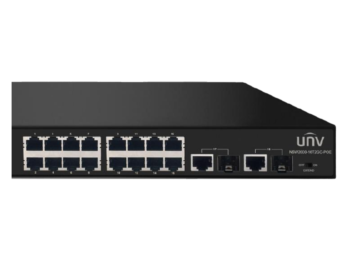 UNV-NSW2000-16T2GC-POE-SWITCH uniview NSW2000-16T2GC-POE 產品圖片