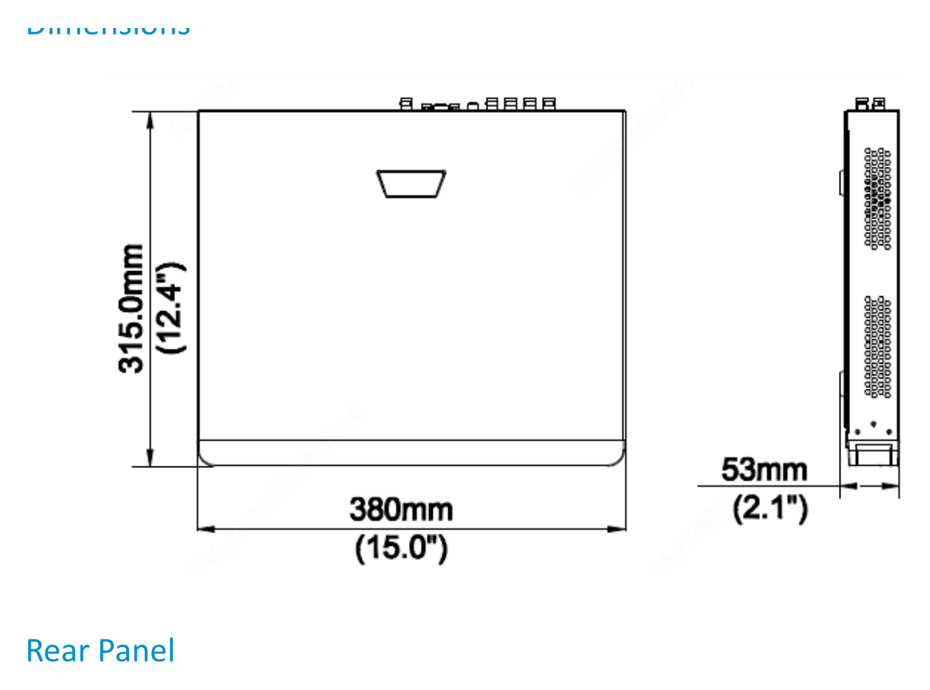 UNV-NVR302-SERIES-V1.07 外形尺寸圖 詳見圖示｜Unit: mm
