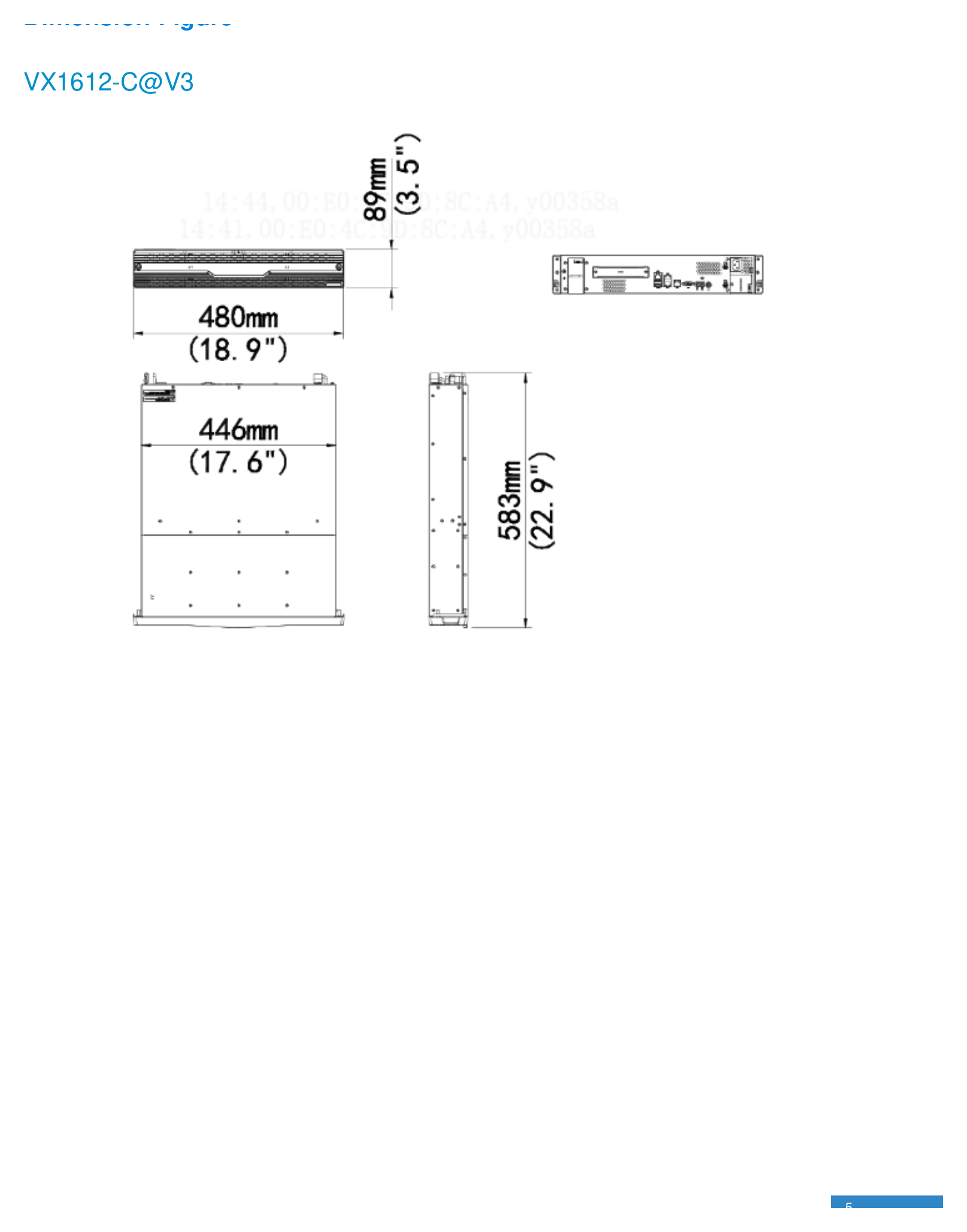 UNV-VX1600-C@V3-SERIES-NETWORK-STORAGE 外形尺寸圖 Controller Controller Controller Controller Controller｜重量 Controller Controller Controller Controller Controller｜Unit: m
