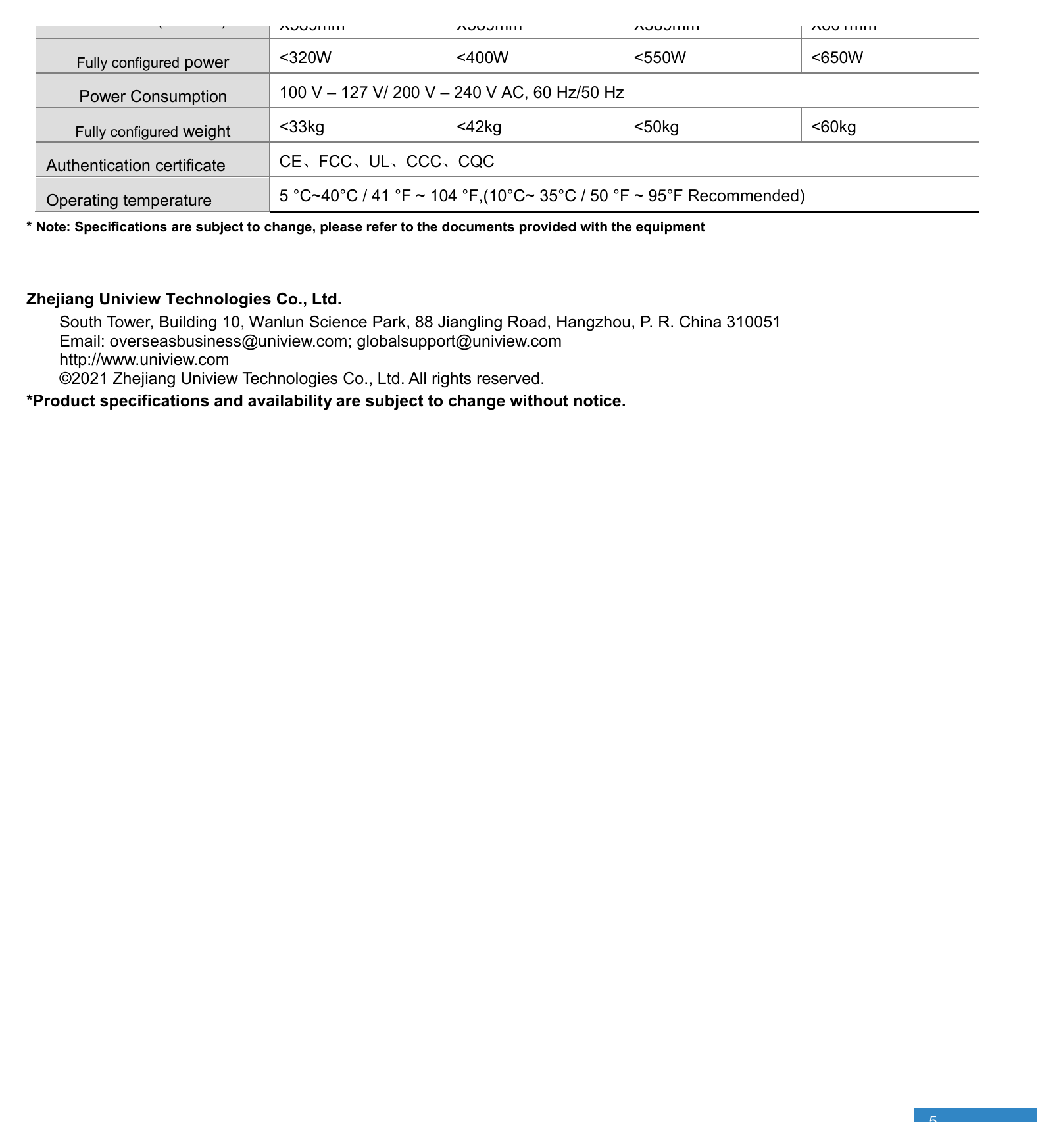 UNV-VX1800-NAS-SERIES-NETWORK-STORAGE 外形尺寸圖 詳見圖示｜Unit: mm