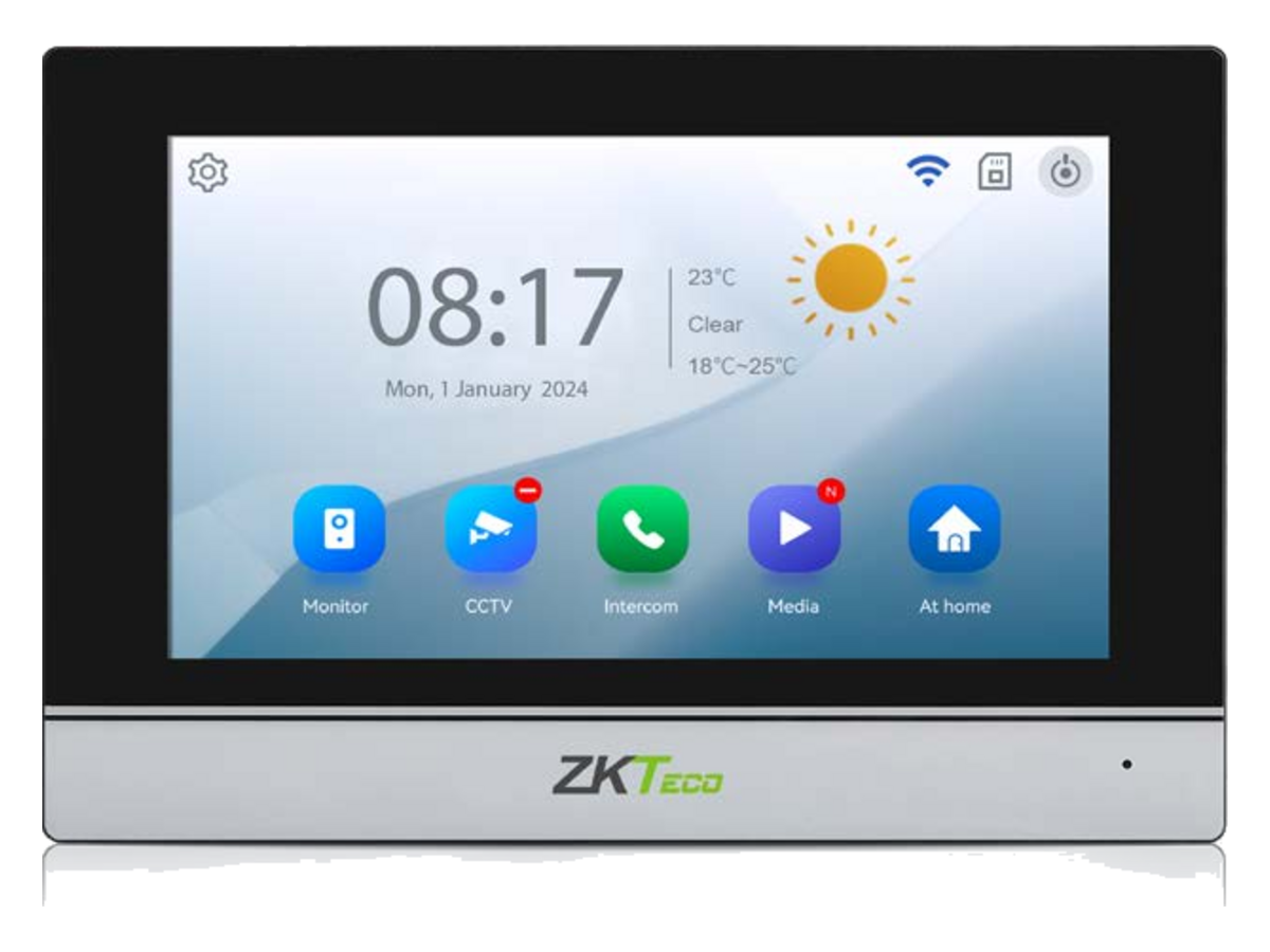 VK07-C51LKIT ZKTeco 4-wire Analog Video Intercom Kit for Villa 產品圖片
