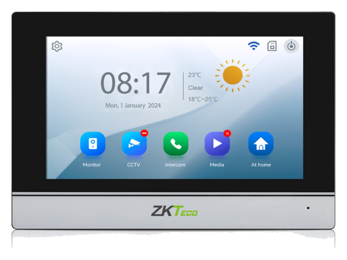 VK07-C52LKIT ZKTeco 4-wire Analog Video Intercom Kit for Villa 產品圖片