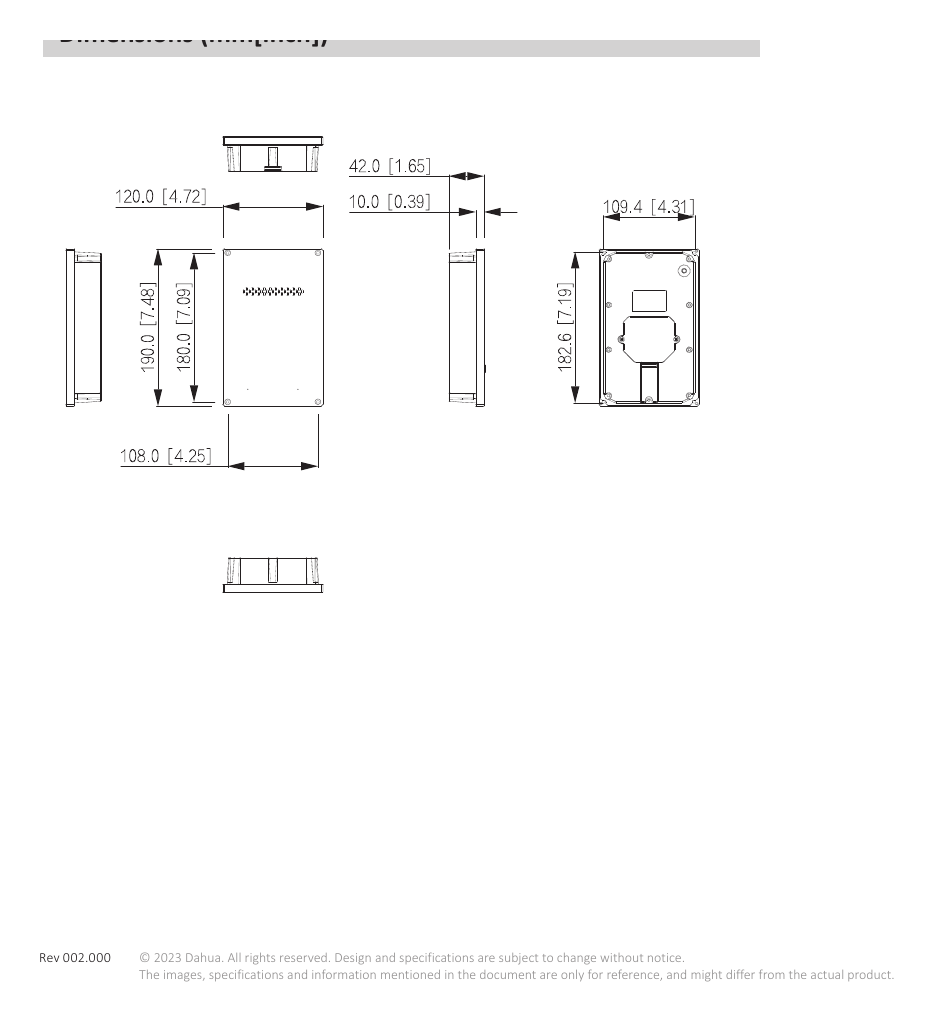 VTA2502G 外形尺寸圖 詳見圖示|Unit: mm
