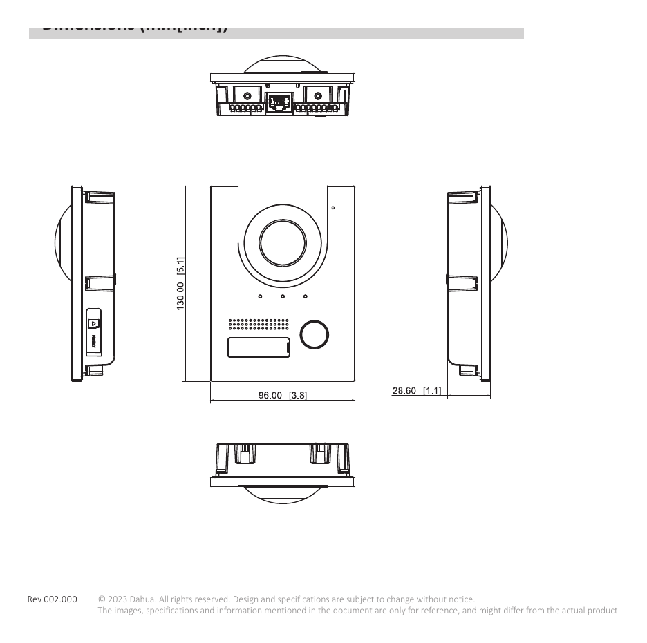 VTO2202F-P-S2 外形尺寸圖 詳見圖示｜Unit: mm