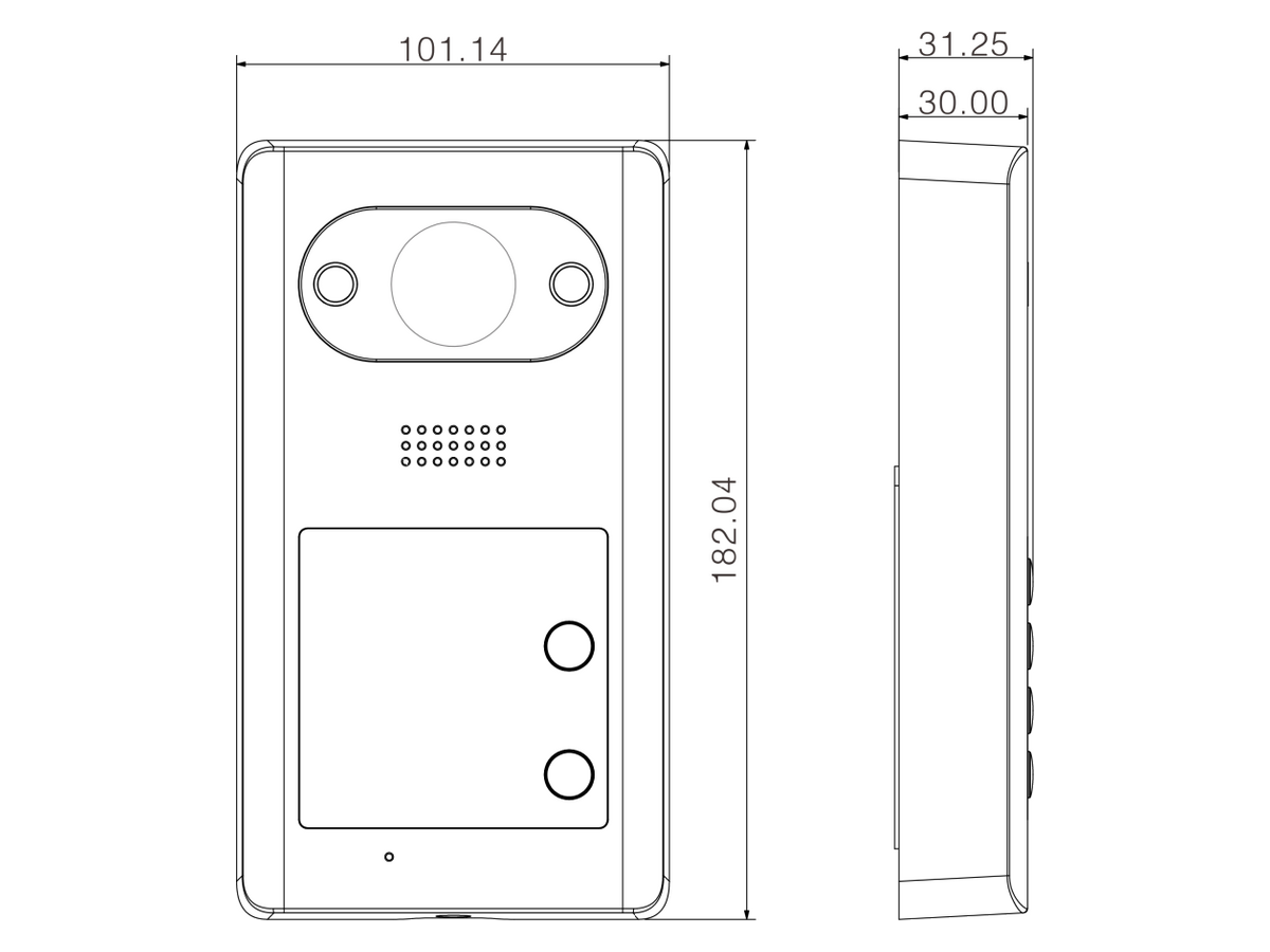 VTO3211D-P-P2-P4 Dahua VTO3211D-P/P2/P4 產品圖片