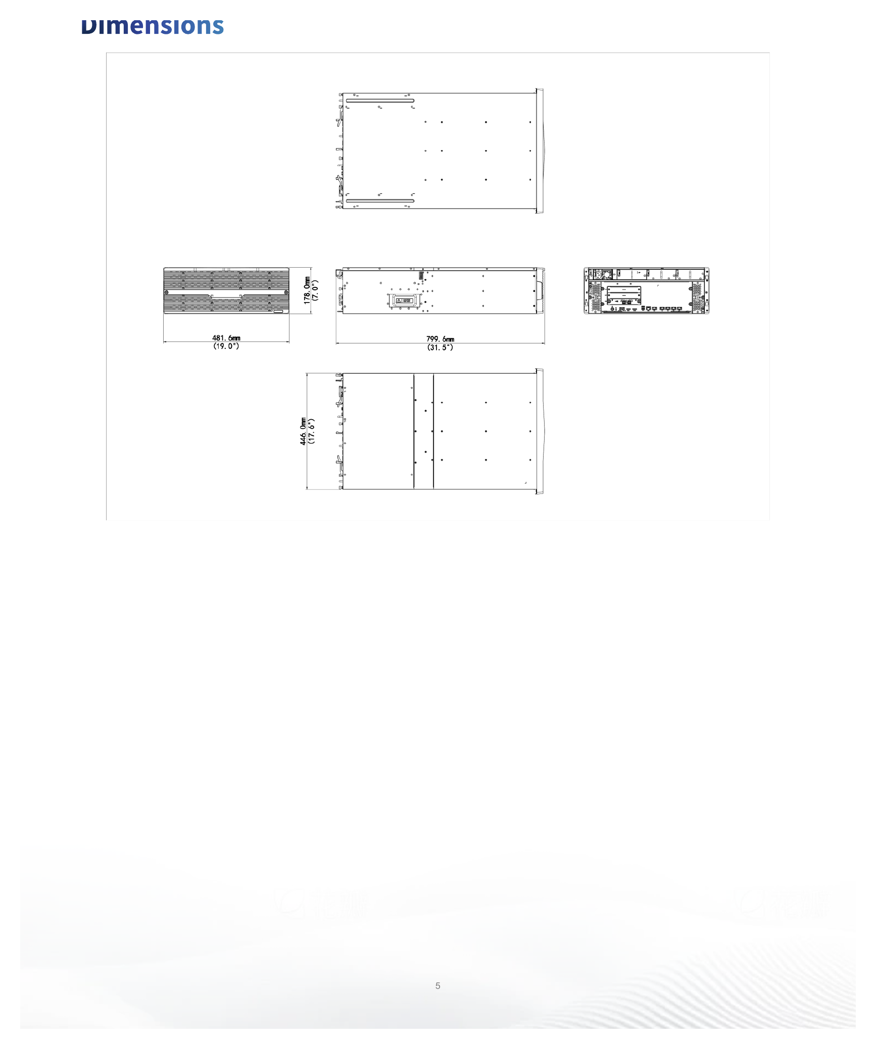 VX1848-V3 外形尺寸圖 詳見圖示｜Unit: mm