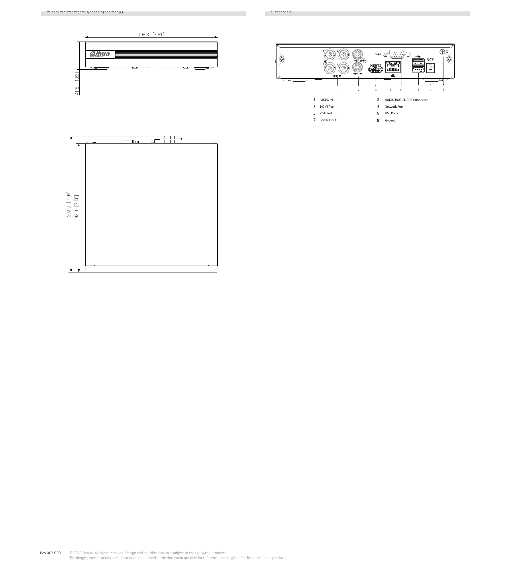 XVR1B04-I(512G)-V2.0-SSD 外形尺寸圖 詳見圖示｜Unit: mm