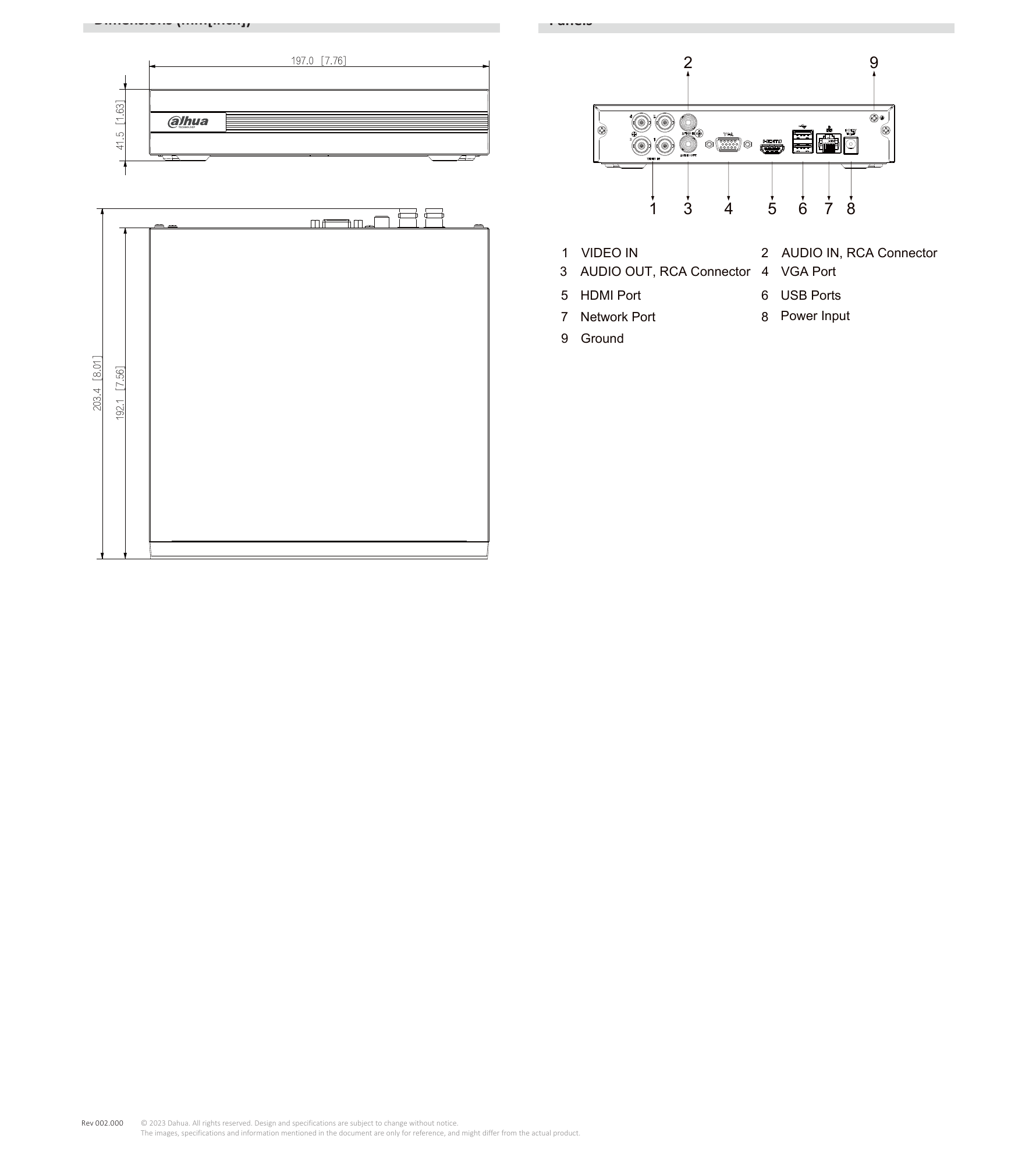 XVR1B04H-I(1T)-V2.0-SSD1T 外形尺寸圖 詳見圖示｜Unit: mm
