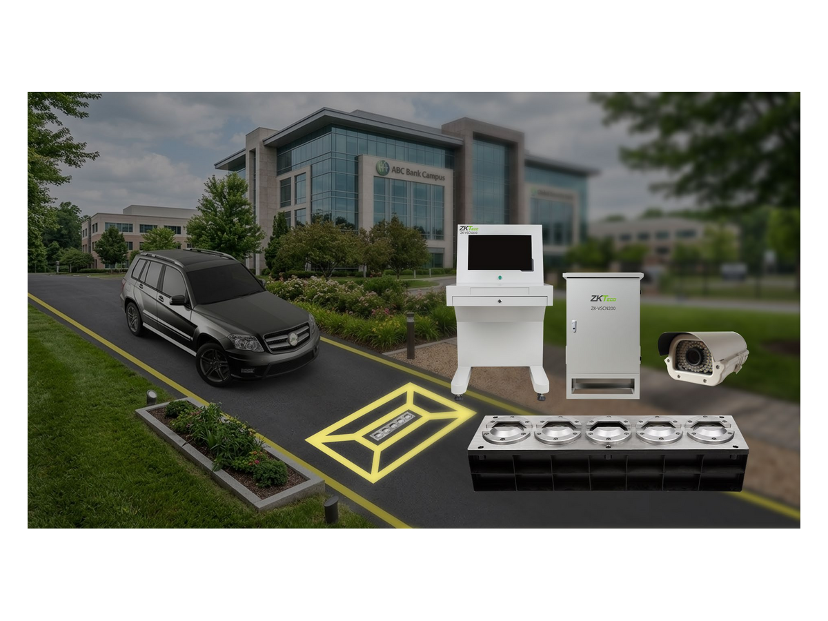 ZK-VSCN200 ZKTeco Flush-Mount Under-vehicle Scanning System 產品圖片