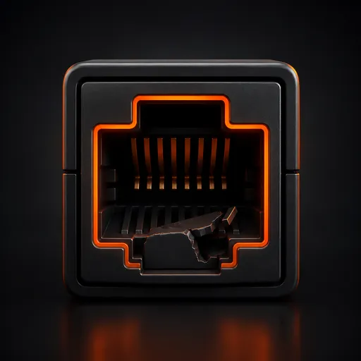 針腳彎折:卡榫損壞示意圖示