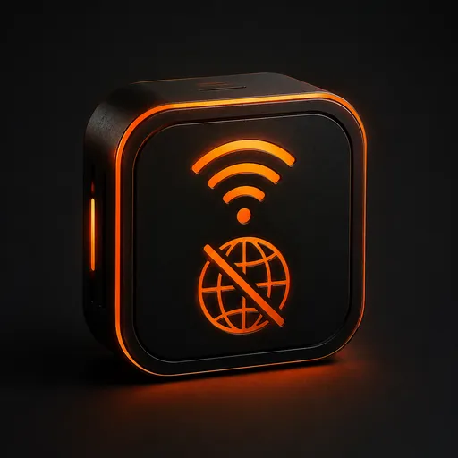 連到但上唔到網:無Internet示意圖示